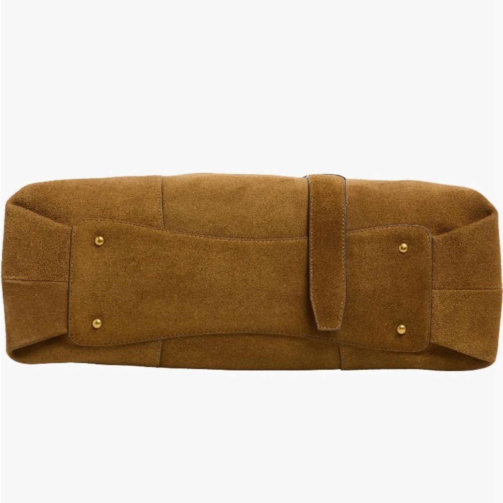 NEW $498 rag & bone Large Lexington Suede Tote in Golden Brown! - Picture 6 of 13